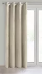 Zasłona na przelotkach 140x250 MELANIE welwetowa jasny beż o aksamitnej strukturze - 6