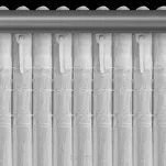 Firana na taśmie 300x150 ELENA biała z etaminy z aplikacją z gipiury - 5