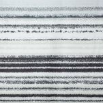 Pościel z mikrowłókna 220x200 VERANO 3 biała grafitowa wzór w pasy Design 91 - 2