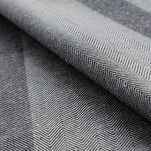 Ścierka kuchenna 50x70 OLIVIA 11 stalowa w paski z bawełny - 3