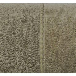 Ręcznik 50x90 MARI jasny brąz z welurową bordiurą w pasy 500 g/m2