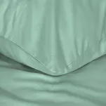 Pościel satynowa 180x200 NOVA 3 jednokolorowa gładka miętowa - 7