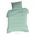 Pościel satynowa 180x200 NOVA 3 jednokolorowa gładka miętowa - 4