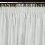 Zasłona na taśmie 140x270 TINA welwetowa musztardowa z szampańskim nadrukiem - 9