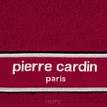 Ręcznik KARL 50x90 KARL Pierre Cardin czerwony zdobiony kontrastową bordiurą z napisami Pierre Cardin - 2