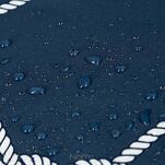 Zasłona na taras 155x200 GARDEN 14 granatowa na szelkach zapinanymi na rzepy wodoodporna styl morski - 2