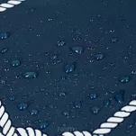 Zasłona na taras 155x200 GARDEN 14 granatowa na szelkach zapinanymi na rzepy wodoodporna styl morski - 6