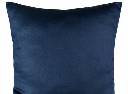 Poszewka satynowa jednokolorowa 40x40 NOVA 1 ciemny granat