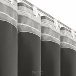 Zasłona na taśmie flex 140x300 MILAN zaciemniająca jednokolorowa grafitowa - 10