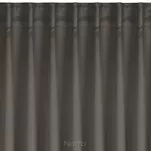 Zasłona na taśmie flex 140x300 MILAN zaciemniająca jednokolorowa grafitowa - 4