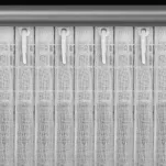 Firana na taśmie 350x250 REBECCA biała o strukturze drobnego deszczyku - 11