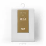 Obrus 145x300 STELLA 2 biały zdobiony kantą z wplecioną nicią srebrną - 11