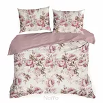 Pościel z mikrowłókna 140x200 PEONY 1 kremowa z nadrukiem różowych piwonii Design 91 - 4