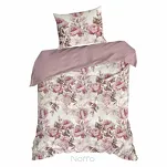 Pościel z mikrowłókna 140x200 PEONY 1 kremowa z nadrukiem różowych piwonii Design 91 - 3