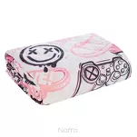 Narzuta pikowana 170x210 KID 17 biała z różowym nadrukiem dziecięcym z kolekcji Design 91 - 6