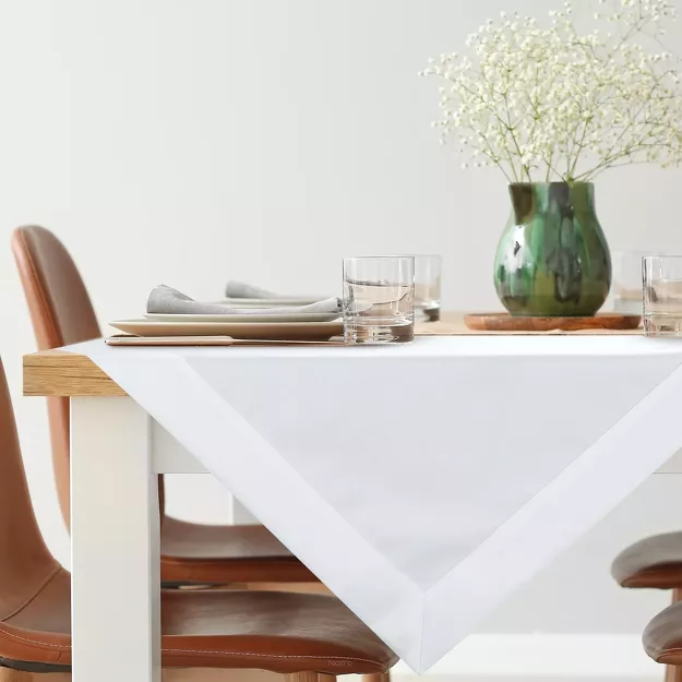 Nakładka 85x85 LUCY biała gładka zdobiona kantą