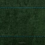 Ręcznik bawełniany 30x50 MARI zielony z welurową bordiurą w pasy - 3