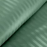 Pościel satynowa 140x200 VERA jednokolorowa gładka miętowa w prążki - 6