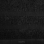 Ręcznik 50x90 ALINE czarny z wypukłą tkaną bordiurą 500 g/m2 - 2