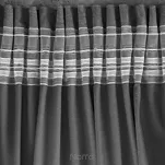 Zasłona na taśmie 140x270 ROSA welwetowa czarna Design 91 - 10