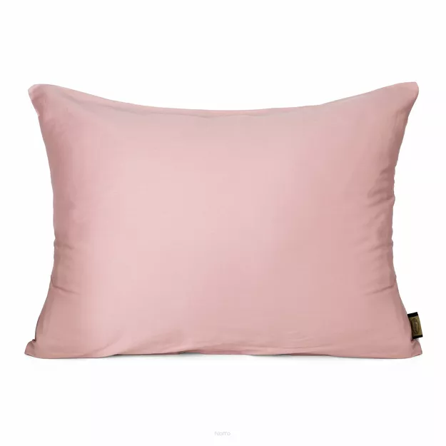 Poszewka satynowa jednokolorowa 50x70 NOVA 1 pudrowa