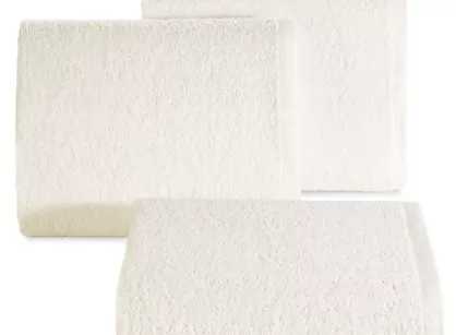 Ręcznik bawełniany 70x140 GŁADKI 2 jednokolorowy kremowy