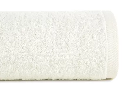 Ręcznik bawełniany 70x140 GŁADKI 2 jednokolorowy kremowy