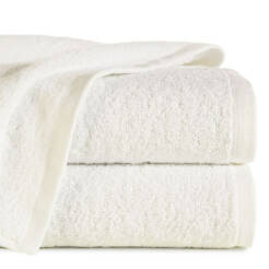 Ręcznik bawełniany 30x50 GŁADKI 2 jednokolorowy kremowy
