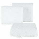 Ręcznik 70x140 VENUS Eva Minge biały zdobiony bordiurą w kolorze Ręcznika z napisami projektantki - 3