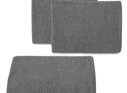 Ręcznik bawełniany 50x100 GŁADKI 1 jednokolorowy stalowy