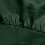 Prześcieradło z satyny bawełnianej z gumką NOVA 3 ciemna zieleń 140x200 - 3