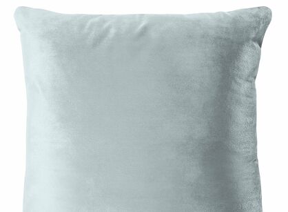 Poszewka welwetowa 40x40 SAMANTA srebrna o subtelnym połysku