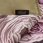 Serwetka welwetowa 30x40 VELVET 4 fioletowa z wzorem kwiatów - 3