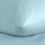 Pościel satynowa 160x200 DINA jednokolorowa gładka błękitna z kolekcji Diva Line - 3
