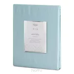 Pościel satynowa 160x200 DINA jednokolorowa gładka błękitna z kolekcji Diva Line - 5