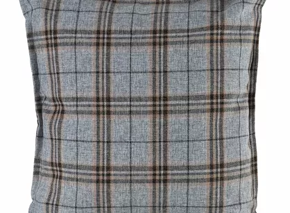 Poszewka na taras 45x45 GARDEN 24D srebrna wodoodporna wzór kraty