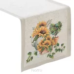 Bieżnik gobelinowy 40x100 57 naturalny z wzorem słoneczników - 2