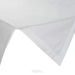 Nakładka welwetowa 85x85 MELINDA biała wykończona mankietem - 5