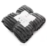 Koc 150x200 SOFT stalowy puszysty typu flano z wytłaczanym wzorem Design 91 - 5