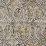 Nakładka gobelinowa 85x85 BOCONO musztardowa styl barokowy z nicią metaliczną - 3