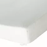 Prześcieradło z polaru FLANO z gumką kremowe 140x200 puszyste - 2