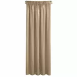 Zasłona gotowa na taśmie 140x270 SIBEL welwetowa Pierre Cardin cappuccino jednokolorowa  - 7