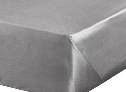 Prześcieradło satyna bawełniana bez gumki NOVA 1 stalowe 160x210