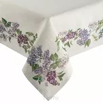 Obrus gobelinowy 140x180 1424 naturalny z nadrukiem kwiatów bzu - 4