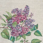 Obrus gobelinowy 140x180 1424 naturalny z nadrukiem kwiatów bzu - 3