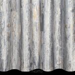 Zasłona na przelotkach 140x250 GRACE welwetowa srebrna z metalicznym nadrukiem - 7