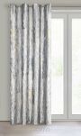 Zasłona na przelotkach 140x250 GRACE welwetowa srebrna z metalicznym nadrukiem - 6
