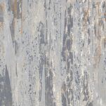 Zasłona na przelotkach 140x250 GRACE welwetowa srebrna z metalicznym nadrukiem - 2