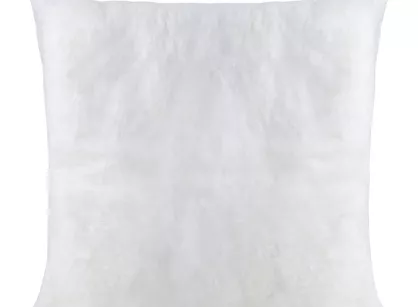 Wkład do poszewki dekoracyjnej 48x48 biały pokryty flizeliną