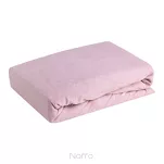 Prześcieradło z bawełny frotte z gumką pudrowe 140x200 Design 91 - 7